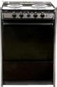 Summit TEM619RW 24" Slide In Electric Range with Black Porcelain Construction and Oven Window
