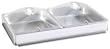Broilking INBS-2P Half Size Inset Buffet Server Accessory Pack With Clear Lids