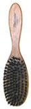 Ambassador Hairbrushes Pure Natural (Boar) Bristle Brush Oval, Veined Wood