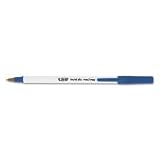 BIC(R) Round Stic(R) Ballpoint Pens, Medium Point, 1.0 mm, Blue, Box of 12