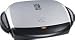 George Foreman GRP4P Next Grilleration 4-Burger Grill with Removable Plates, Platinum
