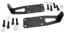 AMW 20" Single or Dual Row LED Light Bar Mount Bracket Hidden Bumper Mounting Brackets for 2010 - 2014 Dodge Ram 2500 3500 4WD 2WD