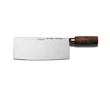 Dexter-Russell 8 in x 2-3/4 in Chinese Chef's Knife, Walnut Handle, Stain-Free