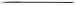 GROBET CARBON STEEL GRAVER SQUARE GRAVER # 6 2.50MM THICK
