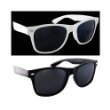 2 Lot Wayfarer Design Buddy Black White Blues Brothers - (4 Different Packs), Black / White Dark Lens