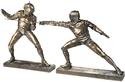 The Fencers Sculptures (Set of Two) By Gabriella Veronese (b. 1949)