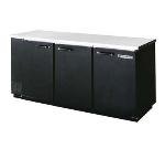 Beverage Air (Bev Air) BB78-1-B 79" Back Bar Refrigerator with 3 Solid Door ....