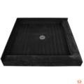 4848CDR Double Curb 48x48 Shower Pan with Right and Front
