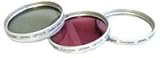 Crystal Optics 52mm Digital Camera/Video 3 Piece Filter Kit Silver