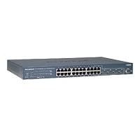 NETGEAR GSM7224 - Switch - 24 ports - EN, Fast EN, Gigabit EN - 10Base-T, 100Base-TX, 1000Base-T + 4x10/100/1000Base-T/SFP (mini-GBIC) - rack-mountable