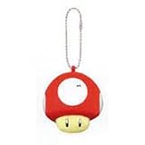 Super Mario Brothers Plush Keychain - Big Mushroom