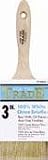 100% Pure White China Bristle Paint Brushes, 1-1/2