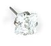 Health & Personal Care : Blomdahl Natural Titanium Tiffany Square CZ Crystal