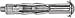 1/8 Extra Short Hollow Wall Anchor (10 count)