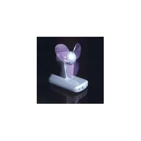 PERSONAL BATTERY OPERATED FAN. Soft flexible blades with three adjustable positions