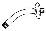 Buy Shower Arm & Flange (PlumbShop Showers, Plumbing, Bathtubs Showers & Saunas, Showers, Modules & Installation Kits)