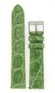 Watchband Genuine Crocodile 16mm Apple Green