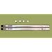 Easy Track RR1024-CH 24-Inch Wardrobe Rods with Ends, 2-Pack, Chrome