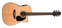 Childrens Toyshop  Musical Instruments : Takamine EG530SSC Dreadnought Cutaway Solid Top / Back Acoustic-Electric Guitar