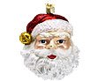 Jingle Bell Santa Ornament