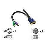 Cables To Go 29636 Ultima 3-in-1 VGA Desktop Extension Cable