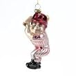 Philadelphia Phillies 4" Glass White Football Player Holiday Ornament Set of 3 - MLB Baseball