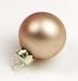 Pack of 20 Matte Cognac Glass Ball Christmas Ornaments 1.25