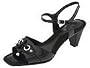 Stonefly Joy 8 | Women's Dress Sandals Black Nappa/Patent