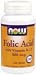Folic Acid by NOW Foods - (800mcg - 250 Tablets)
