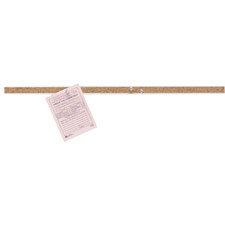 Childrens Toyshop  Office Products : Quartet 2005 Quartet Bulletin Bar I Natural Cork Bulletin, 36 x 1, Natural, Aluminum Frame