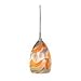 Vaxcel Lighting - PD30148SN: Milano Mini Pendant SN Multi-Color Clouded Glass