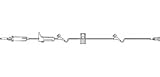 SafeLine - Blunt Cannula - Cannula with female luer to insert into SafeLine injection site., 400 Un