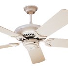 Craftmade Phoenix Series PX52AW Indoor Ceiling Fan in Antique White with your choice of 52 Fan Blade Color - Shown with Antique White 52 Standard Blades