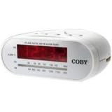 Coby Digital AM/FM Alarm Clock Radio CR-A48WHT
