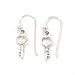 Barse Sterling Silver Amore Key Earrings