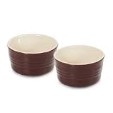 Review Le Creuset PG1427-0040 / Le Creuset Stoneware 7-3/4-Ounce 2-Piece Ramekin Set, Dark Chestnut