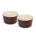Le Creuset Stoneware 7-3/4-Ounce 2-Piece Ramekin Set, Dark Chestnut