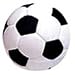 Small Soccer Ball Squeak Dog Toy