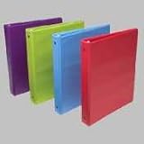 Vinyl Binder, 1" Round, 3 Ring, Letter, Assorted (WLJ91128)