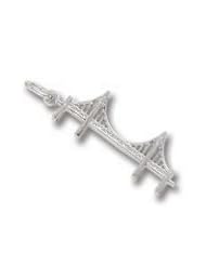 Rembrandt Charms Golden Gate Bridge Charm