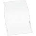  : UNV15822 - Letter-Trim Perforated White Computer Paper
