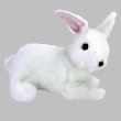 TY Classic Bows the White Bunny Retired