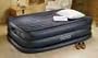 Intex 66717E intex Comfort Rest Raised Queen Air Mattress Airbed Bed with Built In AC Pump