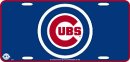 Chicago Cubs License Plate (Circle Logo Style)