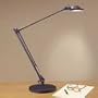 Electrix Illumination 7274-BK Halogen desk lamp, 38 reach swing-arm, black