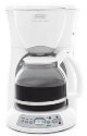 DeLonghi Twenty Four Seven 12-Cup Programmable Coffee Maker, White