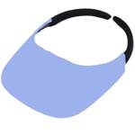 No Headache Original Visor Periwinkle