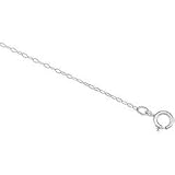 14K White Gold Cable Chain - 24 inches