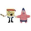 Ty Beanie Babies SET OF 2 - CAPTAIN SPONGEBOB & FIRST MATE PATRICK