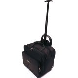 InFocus Universal Roller Case. BLACK POLY ROLLERCASE W/ WHEELS TELESCOPING HANDLE MOBILE PROJECTOR PJ-CAS. Poly - Black